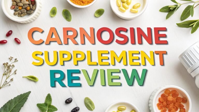 Carnosine Supplement Review: Science-Backed Benefits