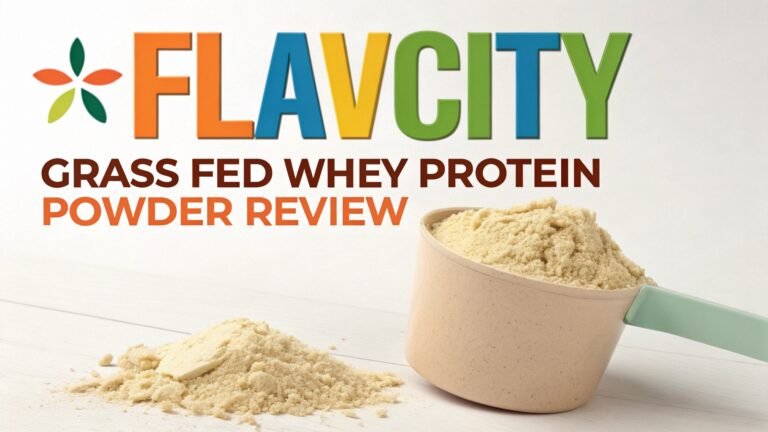 FlavCity Grass Fed Whey Protein Powder Review